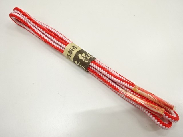 JAPANESE KIMONO / UNUSED HAND-TIED OBIJIME